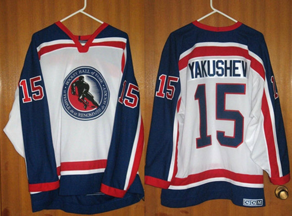 Men's CCM Custom White 2018 Hall Of Fame Stitched Hockey Jersey